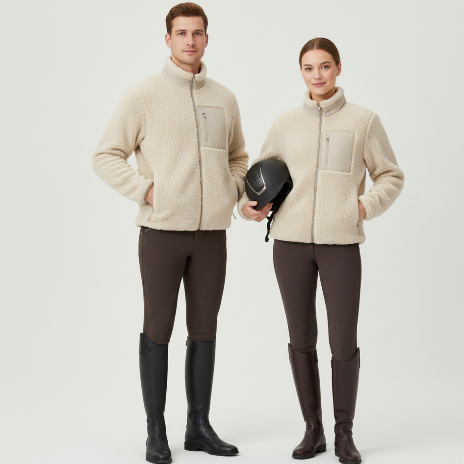 Leah Fleecejacka Beige