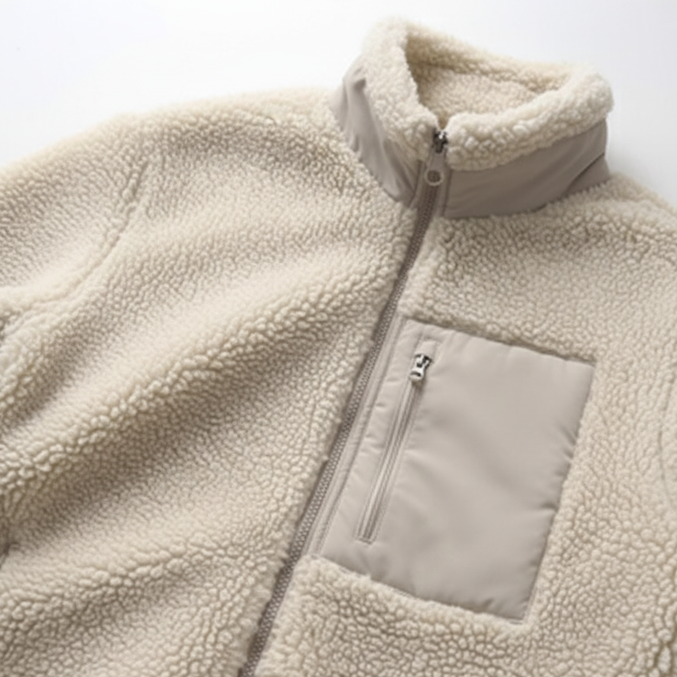 Leah Fleecejacka Beige