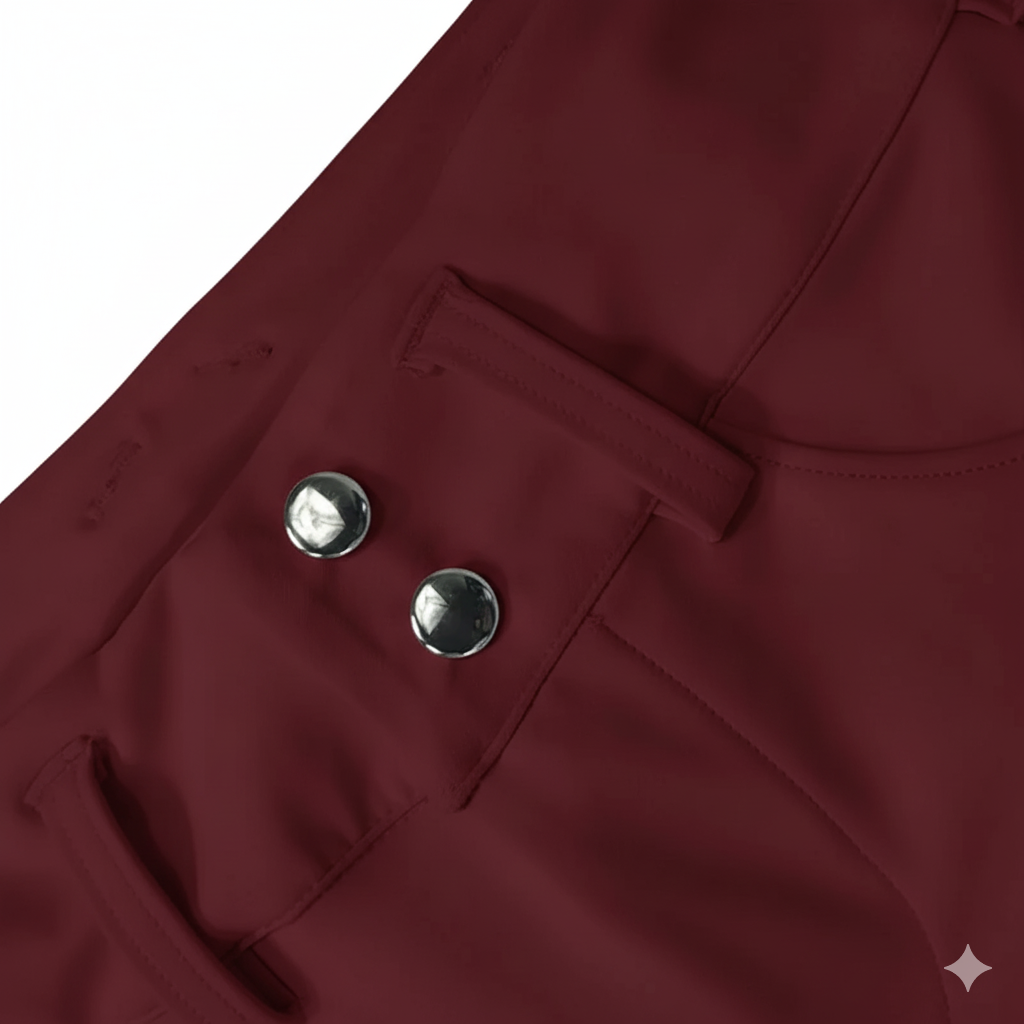 Laura Breeches Wine Red
